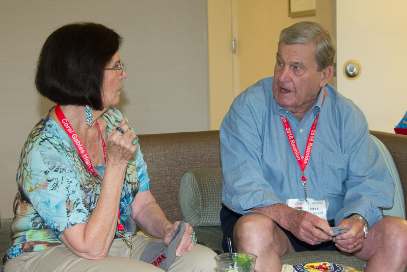Annette Crofton '56, Bill Ussery ‘53, Saturday