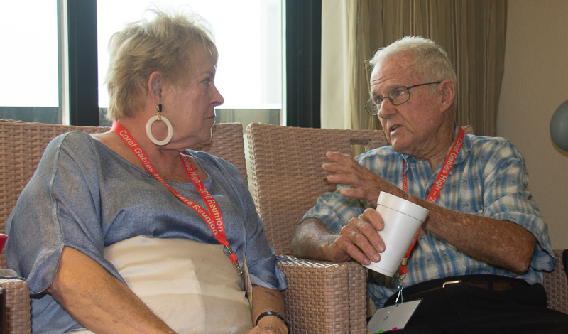 Roger Bergere  ’55 and ??, Saturday
