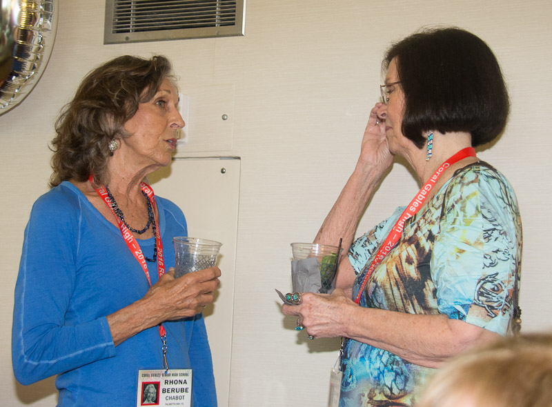 Rhona Berube ’56 and Annette Crofton ‘56, Saturday