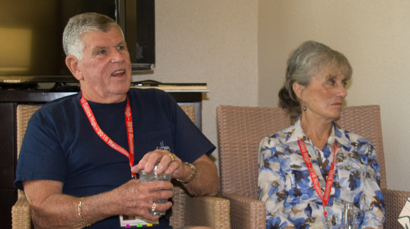 Ed Linnett ’56 - Teddy Anderson (guest of Ed), Saturday