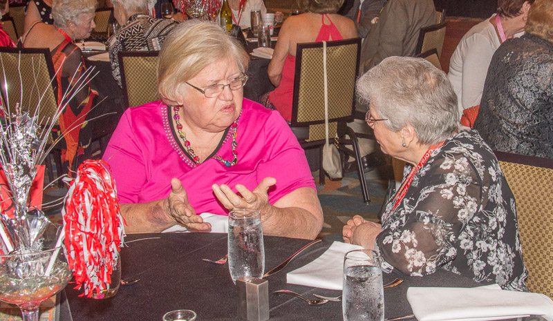Marion Peck (Wayne) and Sherry Buzzell (Bob), Saturday